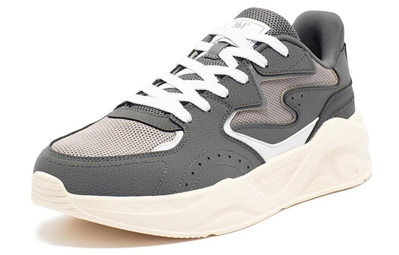 361° Anti Slip Wear Resistant Low Top Sports Casual Shoes Men's Gray