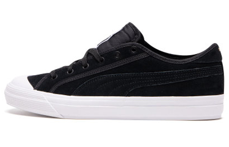 PUMA Capri Suede Low Tops Retro Casual Skateboarding Shoes Unisex Black