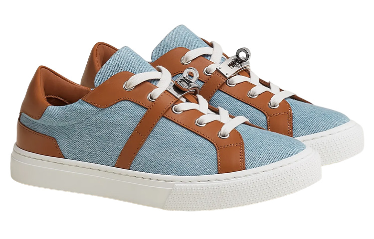 HERMES Day Stylish Skateboarding Shoes Women's Light Blue