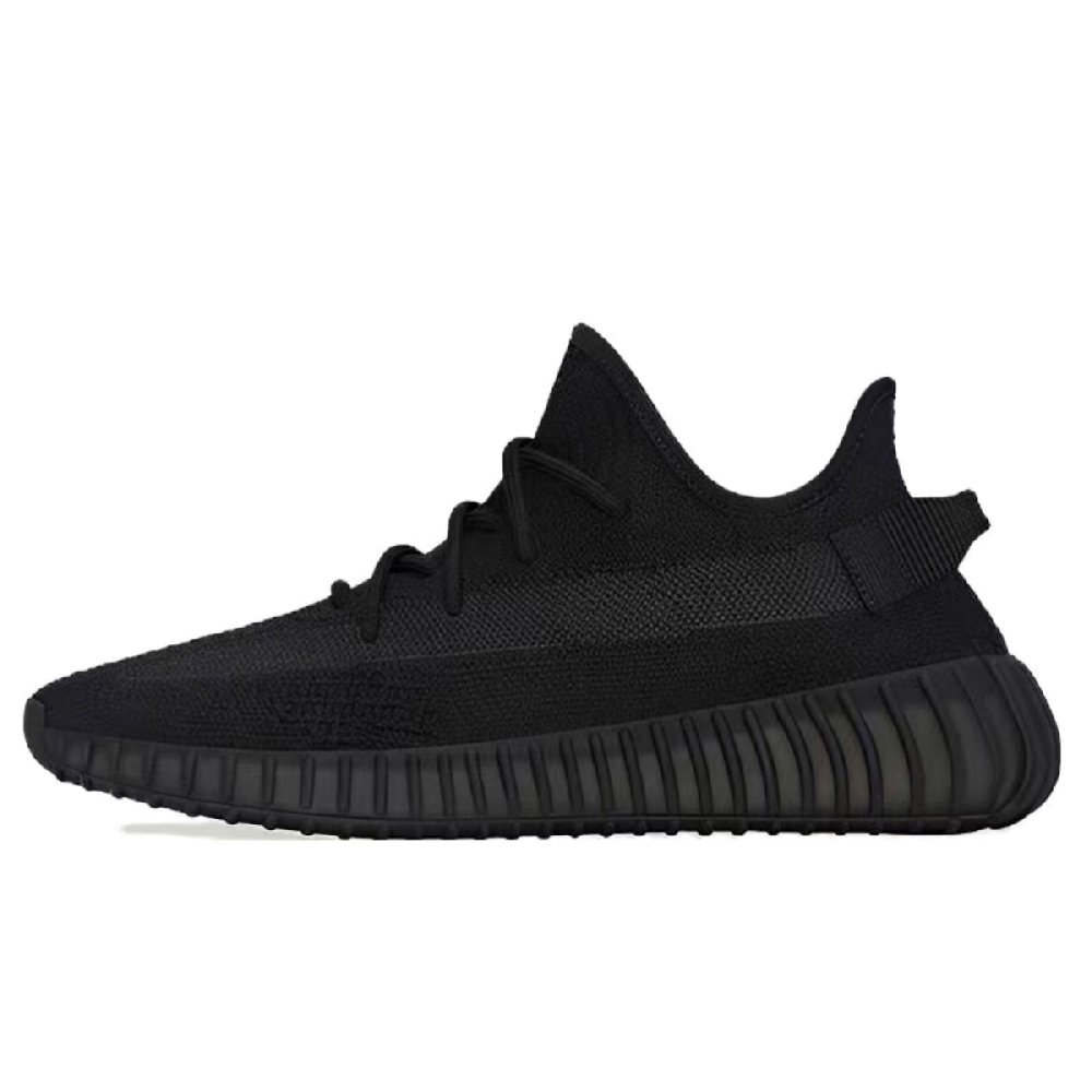 Adidas Originals Yeezy Boost 350 V2 Slip Resistant Low Top Casual Shoes Unisex Black