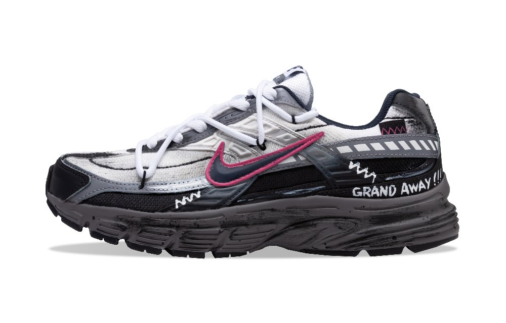Nike Initiator Anti-Slip Wear-Resistant Low-Top Running Shoes Men's Graphite Black