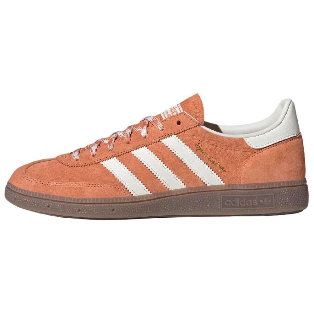 Adidas Originals HANDBALL SPEZIAL Abrasion Resistant Low Top Skateboard Shoes Unisex Light Khaki Brown