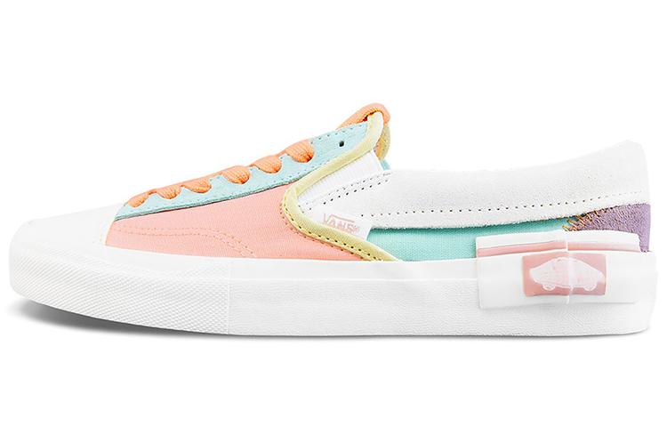 Vans Slip On Cap 'White Blue Pink' Women's