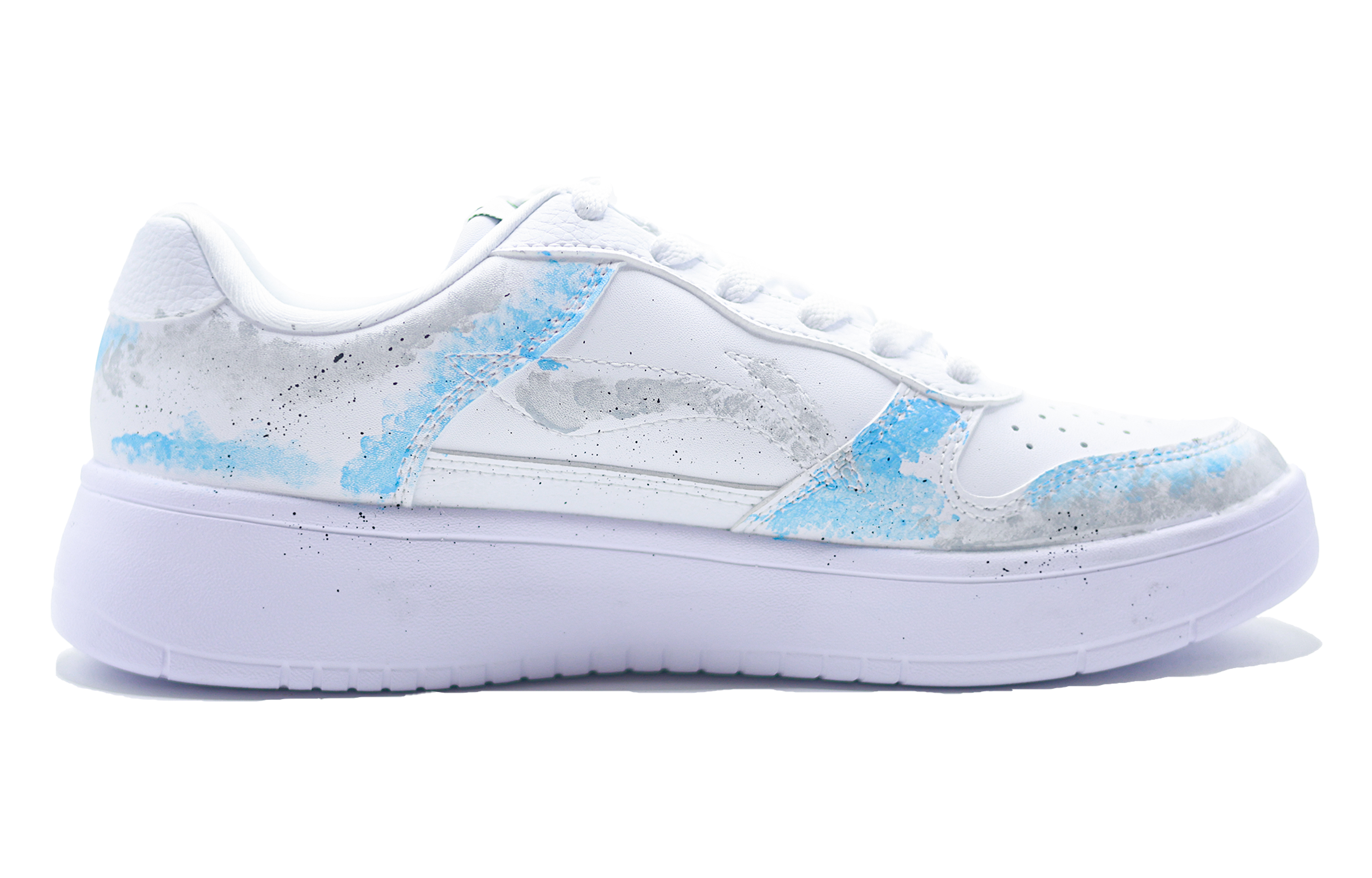 LiNing Pontoon Boats Slip Resistant, Abrasion Resistant, Breathable Low Top Skateboard Shoes Men's White Blue Black купить в интернет-магазине Yoocart с быстрой доставкой по России.