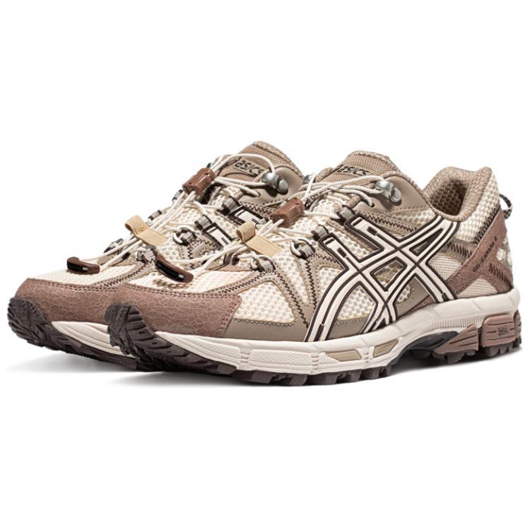 ASICS Gel Kahana 8 Abrasion Resistant Breathable Coverage Rebound Low top Casual Trail Running Shoes Men's Brown White купить в интернет-магазине Yoocart с быстрой доставкой по России.