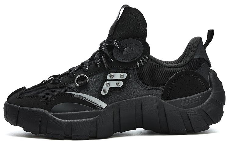 FILA FUSION Bone Sneakers 'Black Grey' Women's