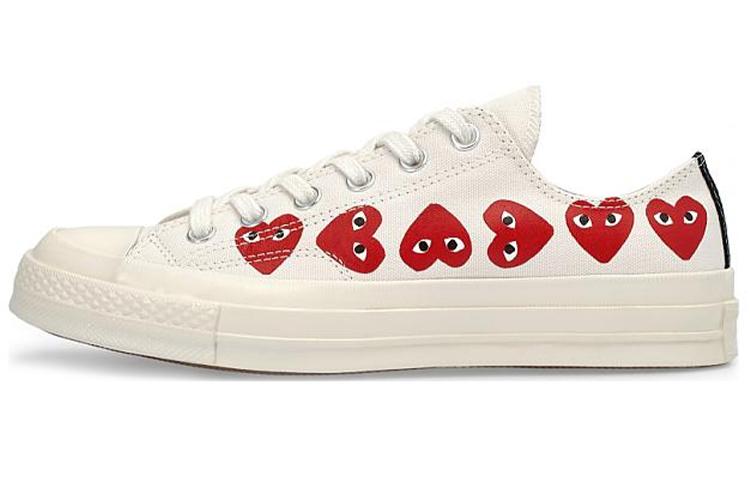 Converse Chuck Taylor All Star 70 Ox Comme Des Garcons Play Multi Heart White
