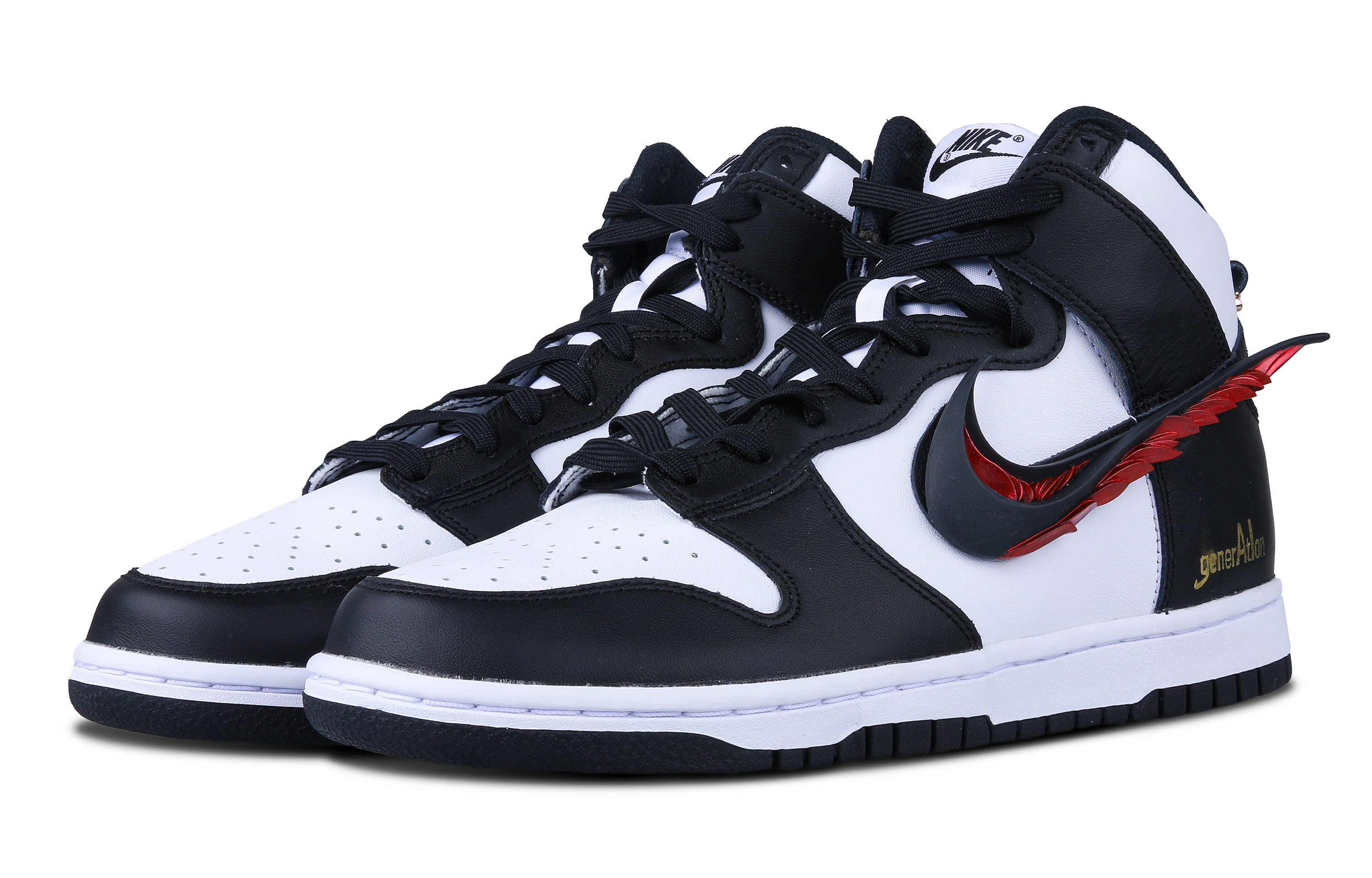 Nike Dunk AI-Assisted Design 3D Printing Dracula Deconstruction High-Top Skateboard Shoes Men's Black Red купить в интернет-магазине Yoocart с быстрой доставкой по России.