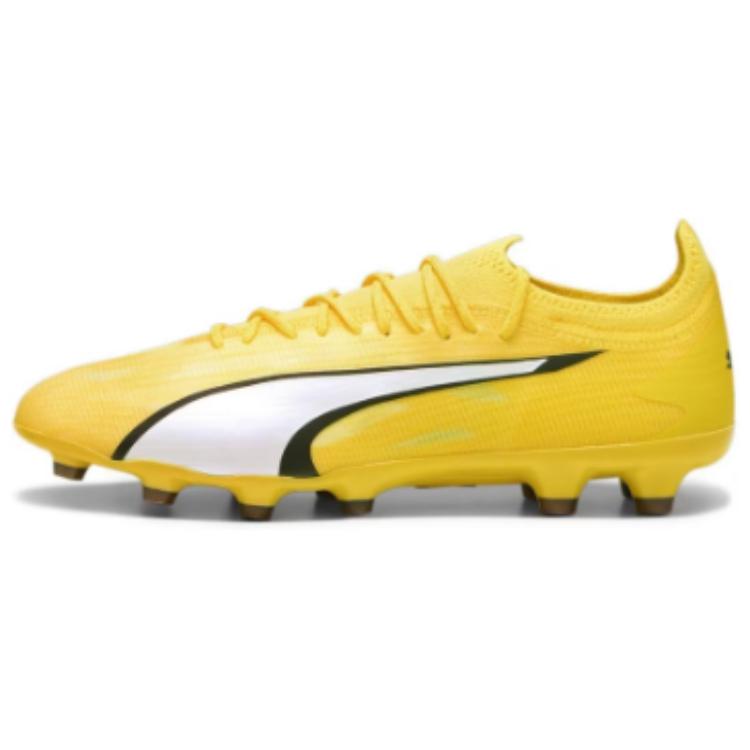 PUMA Ultra Ultimate AG Artificial Ground HG Hard Ground Soccer Shoes Men's Yellow