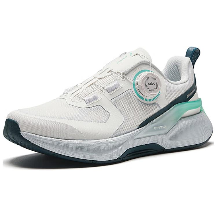 Anta Burning Training Pro Cushioning Anti-Slip And Wear-Resistant Low-Top Running Shoes Men's White Blue