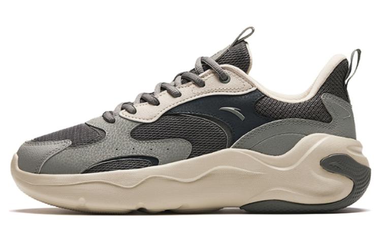 Anta Cushioning Wear-Resistant Low-Top Casual Shoes Men's Gray