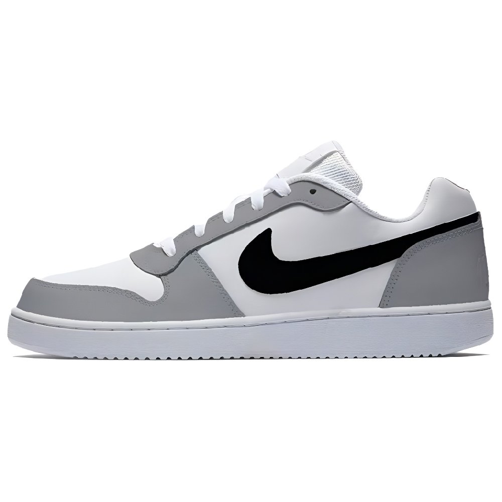 Nike EBERNON Mist Obsidian Anti Slip Wear Resistant Low Top Skateboard Shoes Men's Black Gray