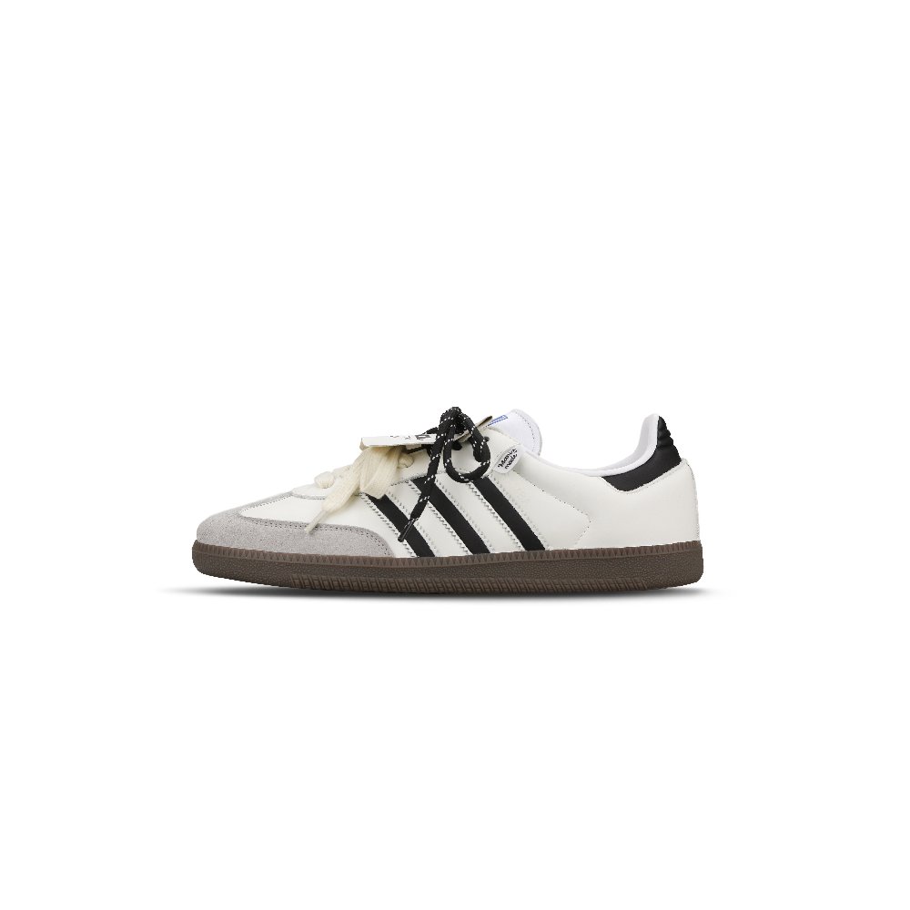 Adidas Originals SAMBA OG Abrasion Resistant Low Top Skateboard Shoes Unisex Beige Black