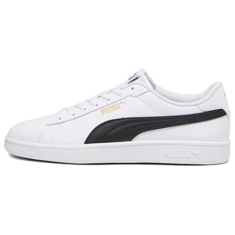 PUMA Smash 3.0 L Low Top Skateboard Shoes Unisex White Black