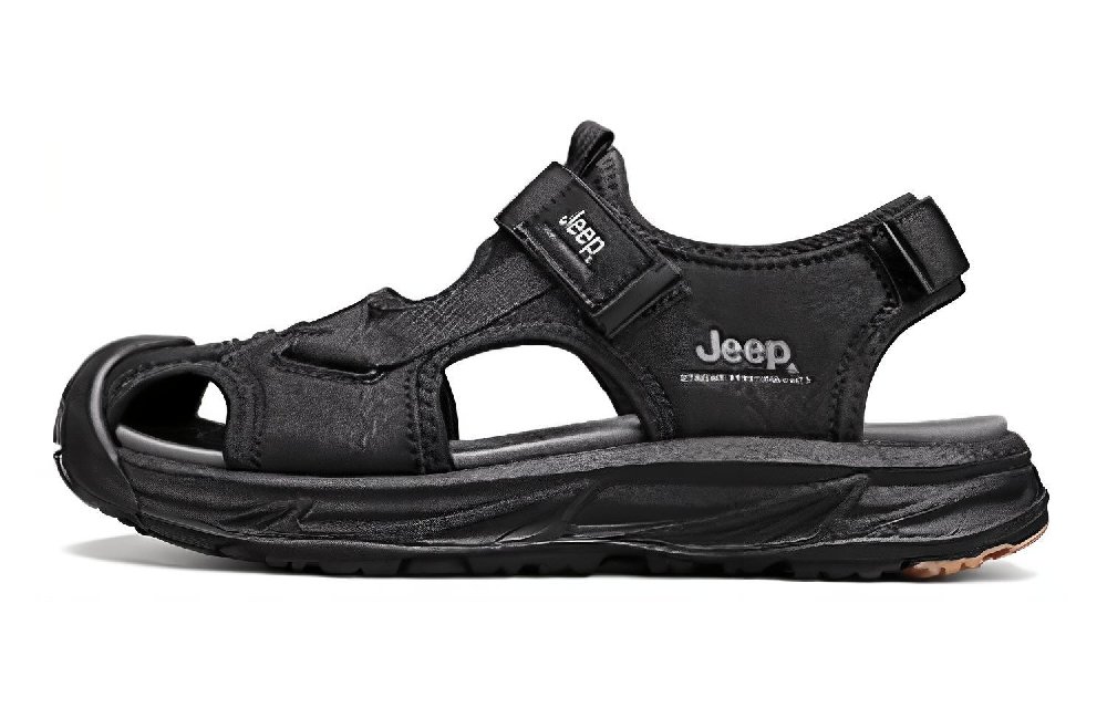 Jeep River Trekking Shoes Men's Black