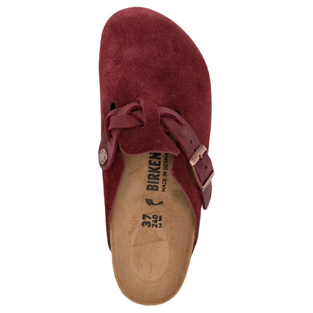 Birkenstock Boston Suede Clogs