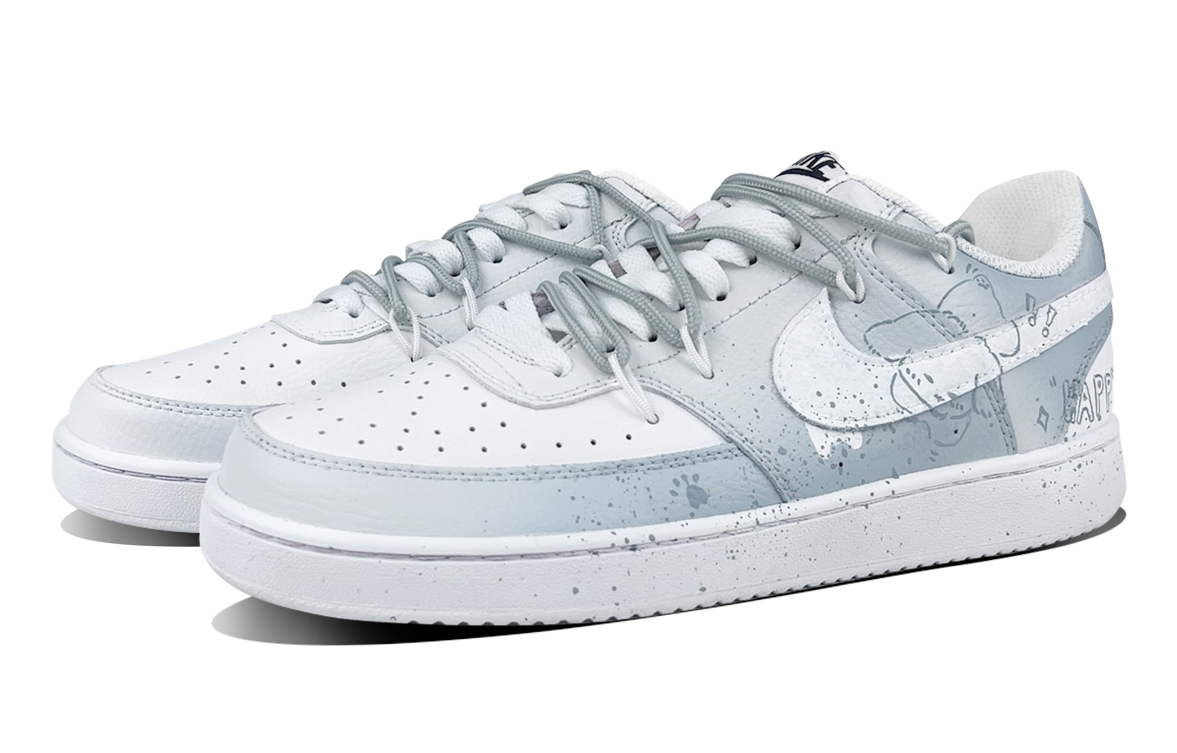 Nike Court Vision 1 Low Top Skateboard Shoes Men's Light Blue купить в интернет-магазине Yoocart с быстрой доставкой по России.