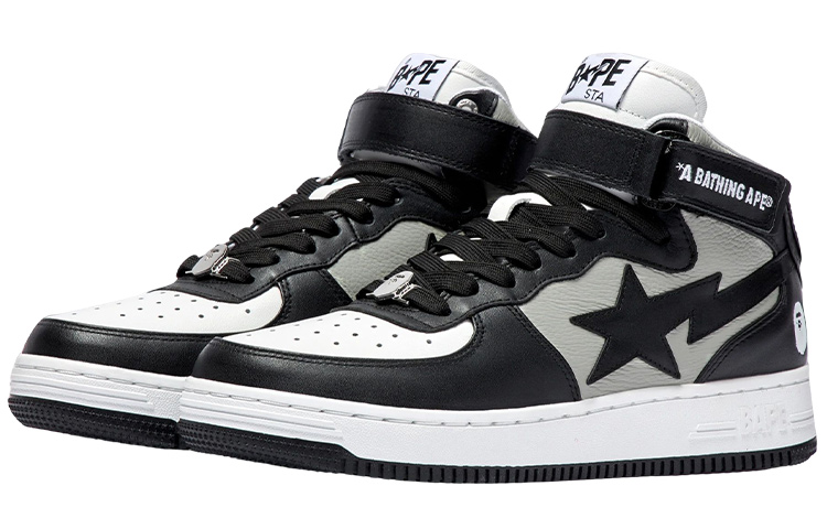 A BATHING APE Bape STA MI Stylish Skateboarding Shoes Women's Black купить в интернет-магазине Yoocart с быстрой доставкой по России.