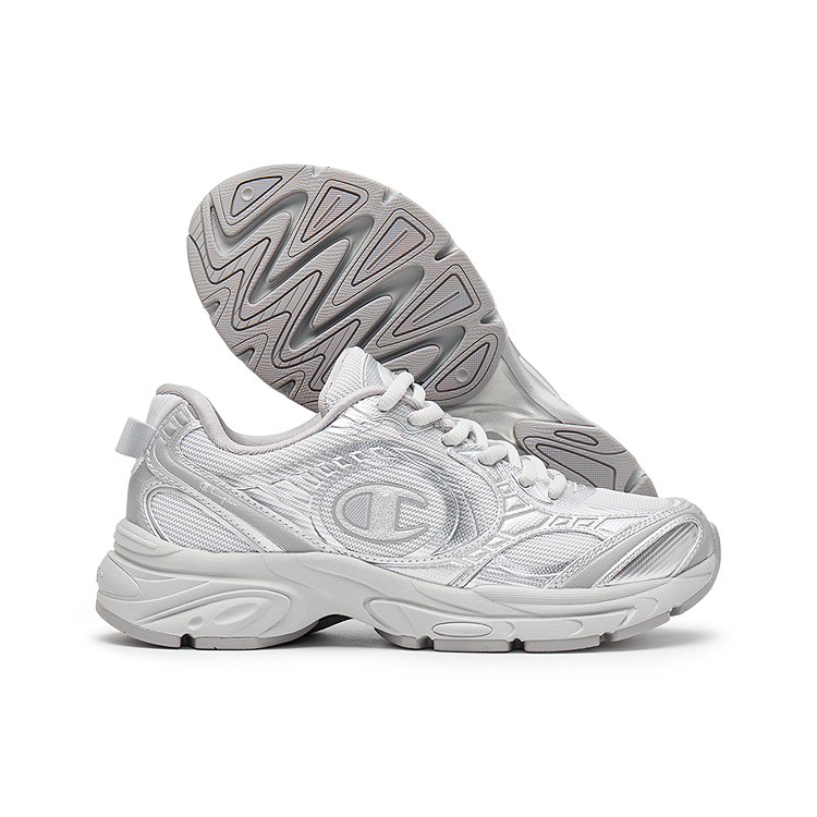 Champion Low Top Running Shoes Unisex Silver White/Daya Gray купить в интернет-магазине Yoocart с быстрой доставкой по России.