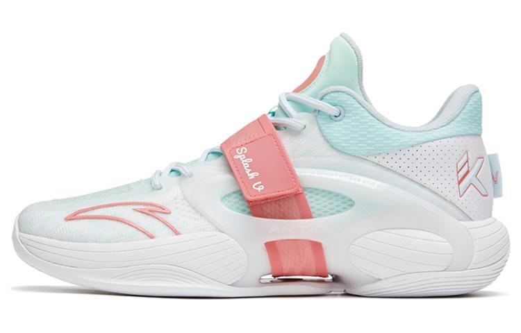 ANTA KT-SPLASH-V Basketball Shoes Men Low-Top White/Green/Pink