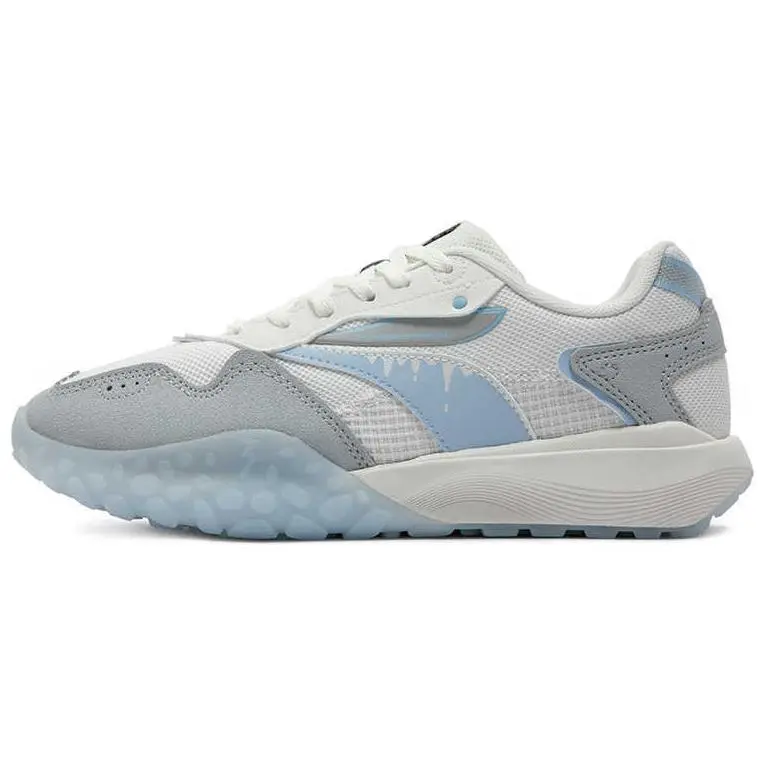 361° Life Collection Anti-Slip Wear-Resistant Low-Top Casual Shoes Women's Gray Blue