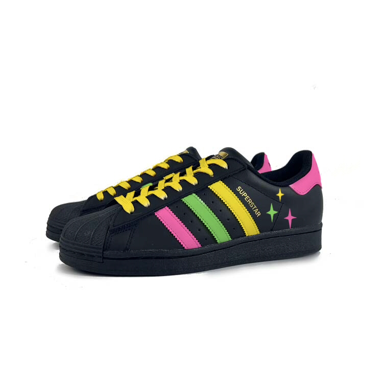 Adidas Originals SUPERSTAR Anti-Slip Wear-Resistant Low-Top Skateboard Shoes Unisex Black купить в интернет-магазине Yoocart с быстрой доставкой по России.
