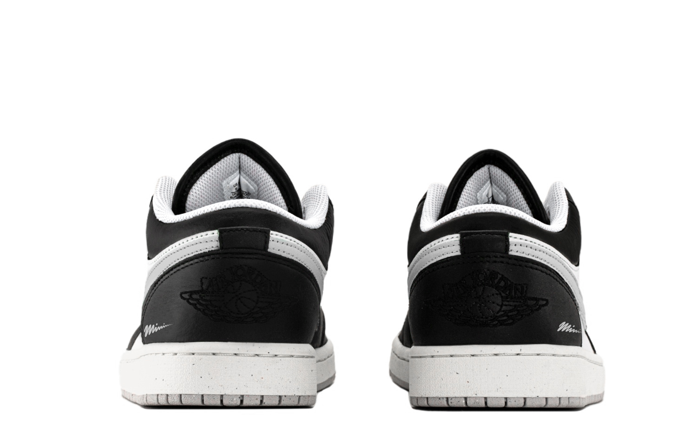 Jordan Air Jordan 1 Abrasion Resistant Low Top Vintage Basketball Shoes Unisex Black Gray купить в интернет-магазине Yoocart с быстрой доставкой по России.