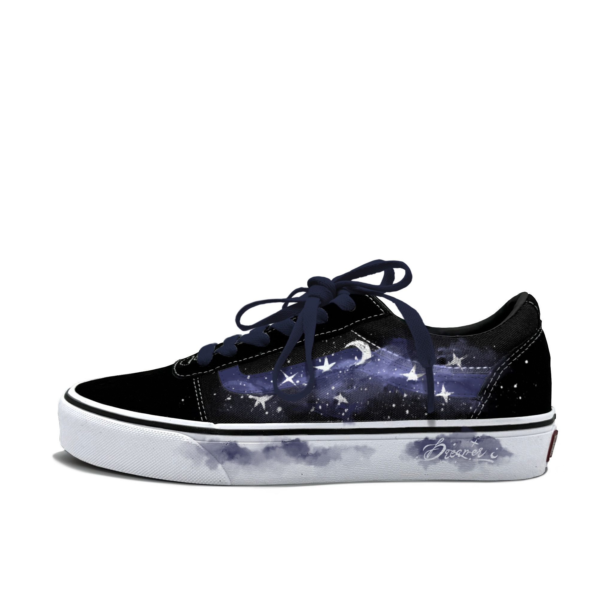 Vans Ward Abrasion Resistant Low top Skateboard Shoes Women's Blue