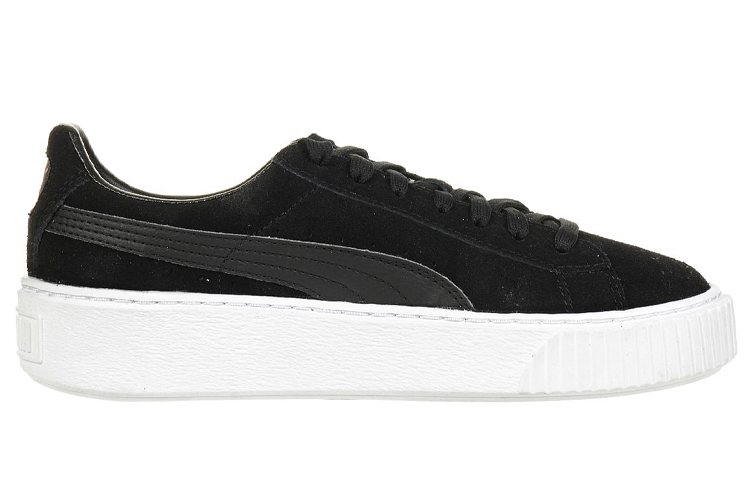 PUMA Suede Platform Jr Casual Shoes Black Women's