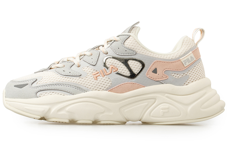 FILA FUSION Fila Mars Sports Shoes Gs White/Pink/Grey Women's