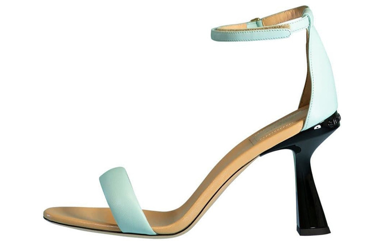 Givenchy One Strap Sandals Women's Green