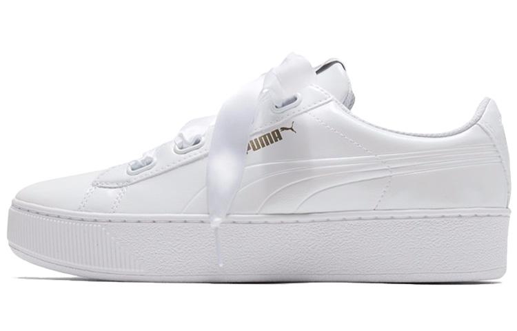 PUMA Vikky Platform Ribbon White Women's