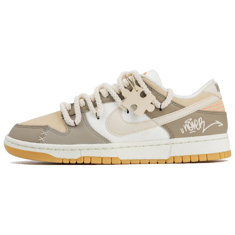Nike Dunk Low Slip-Resistant Cushioning Low-Top Skateboard Shoes Unisex Blue Green