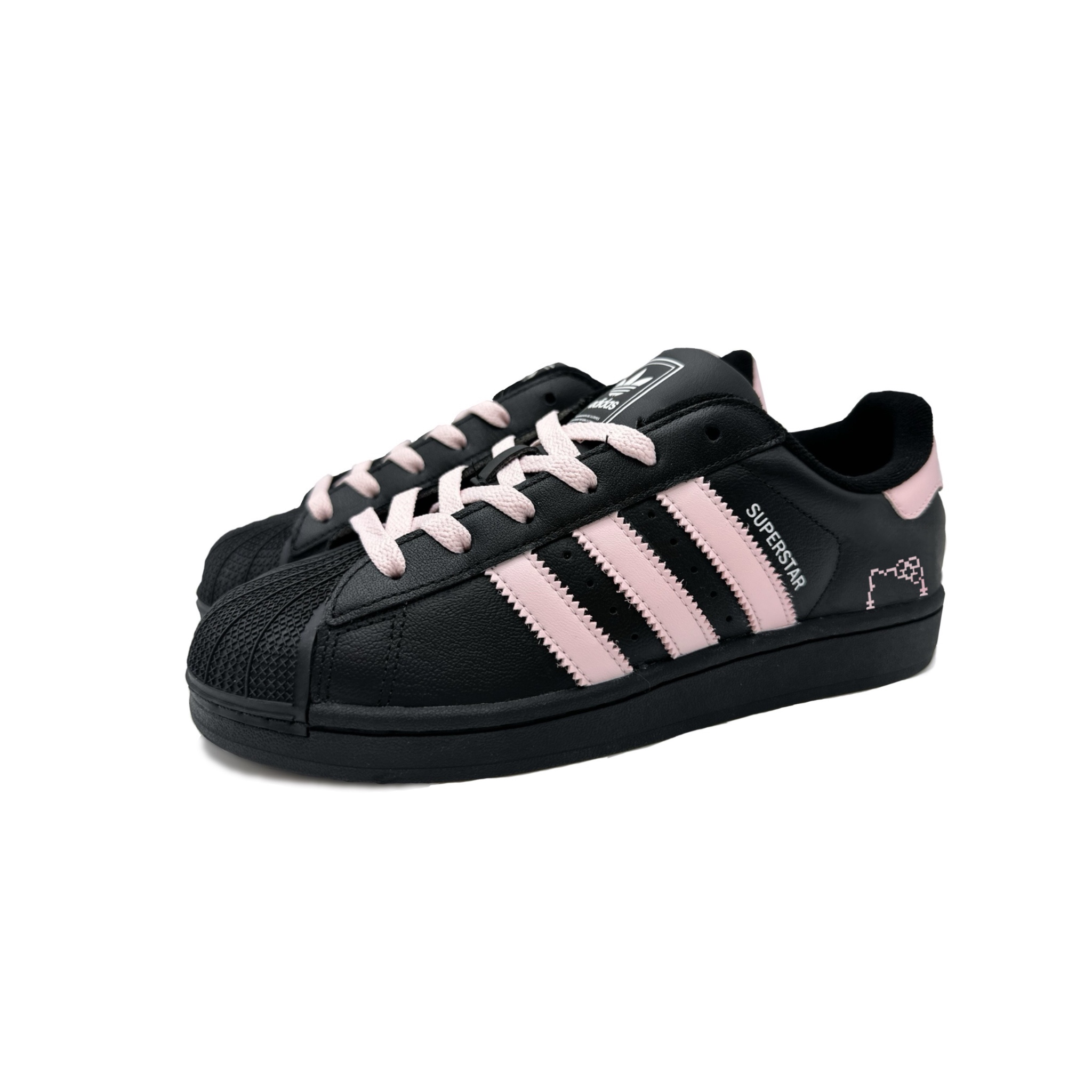 Adidas Originals Superstar 2 Artisan Craft, Pink Kitten Low top Skateboard Shoes Women's Black купить в интернет-магазине Yoocart с быстрой доставкой по России.