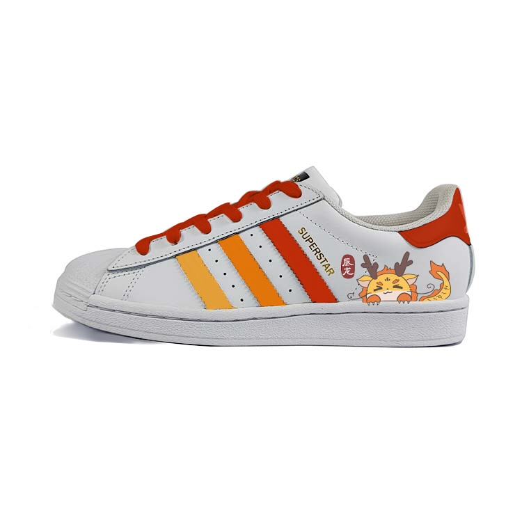 Adidas Originals SUPERSTAR Shell Head Slip-Resistant Low-Top Skateboard Shoes Unisex White