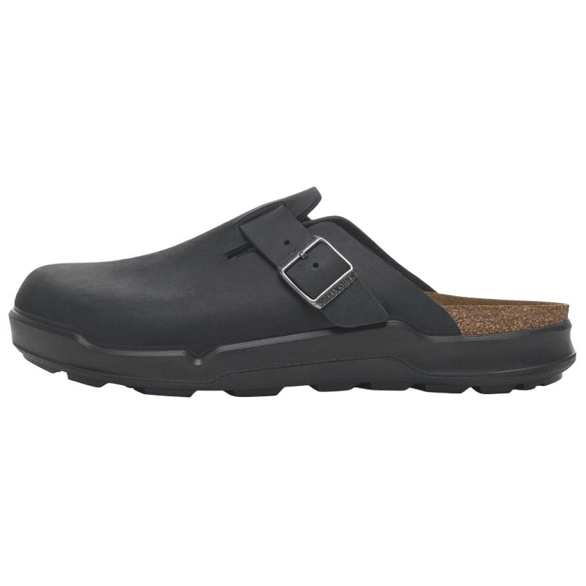 Birkenstock Boston Slip Resistant Closed Toe Slippers Men's Black
