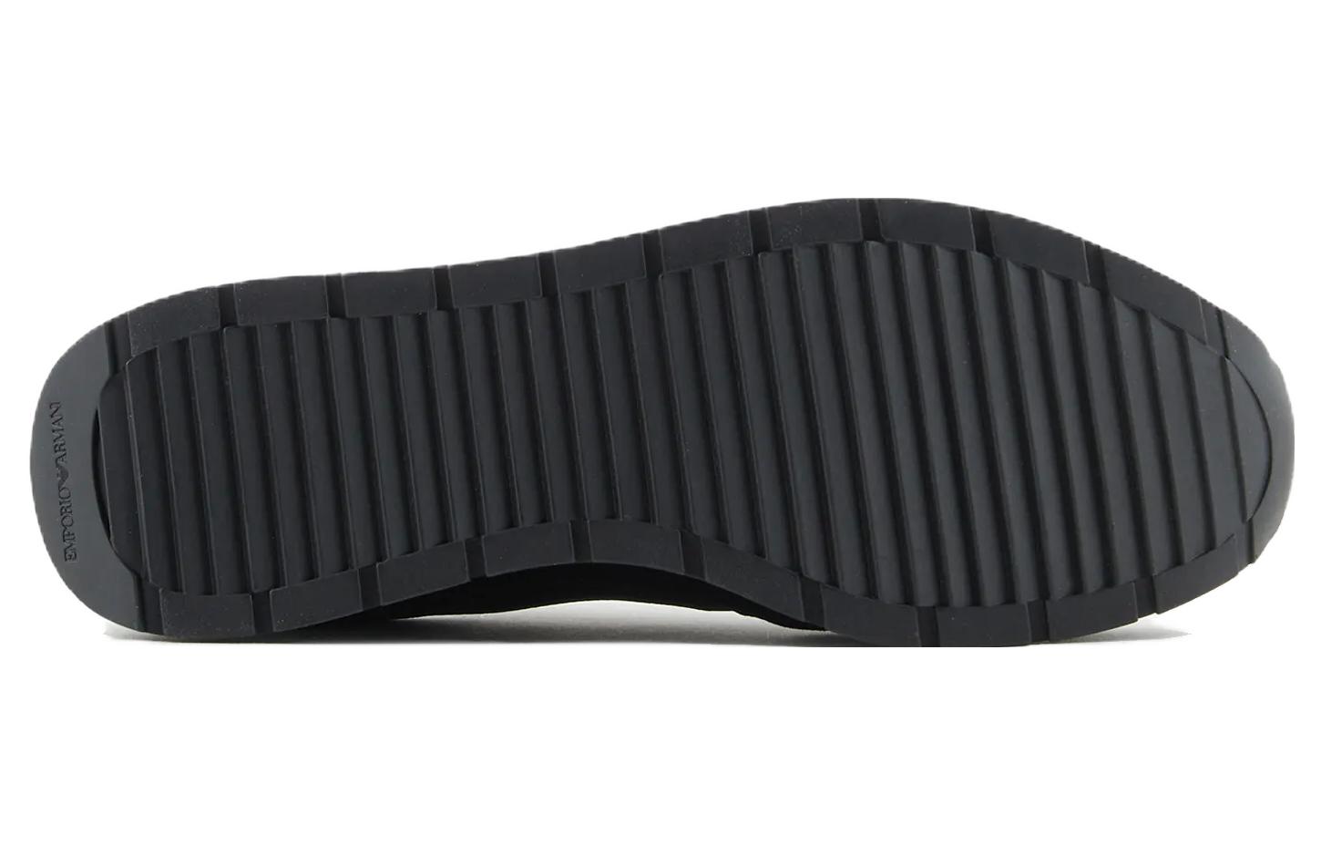 EMPORIO ARMANI Logo-appliqué Suede Sneakers купить в интернет-магазине Yoocart с быстрой доставкой по России.