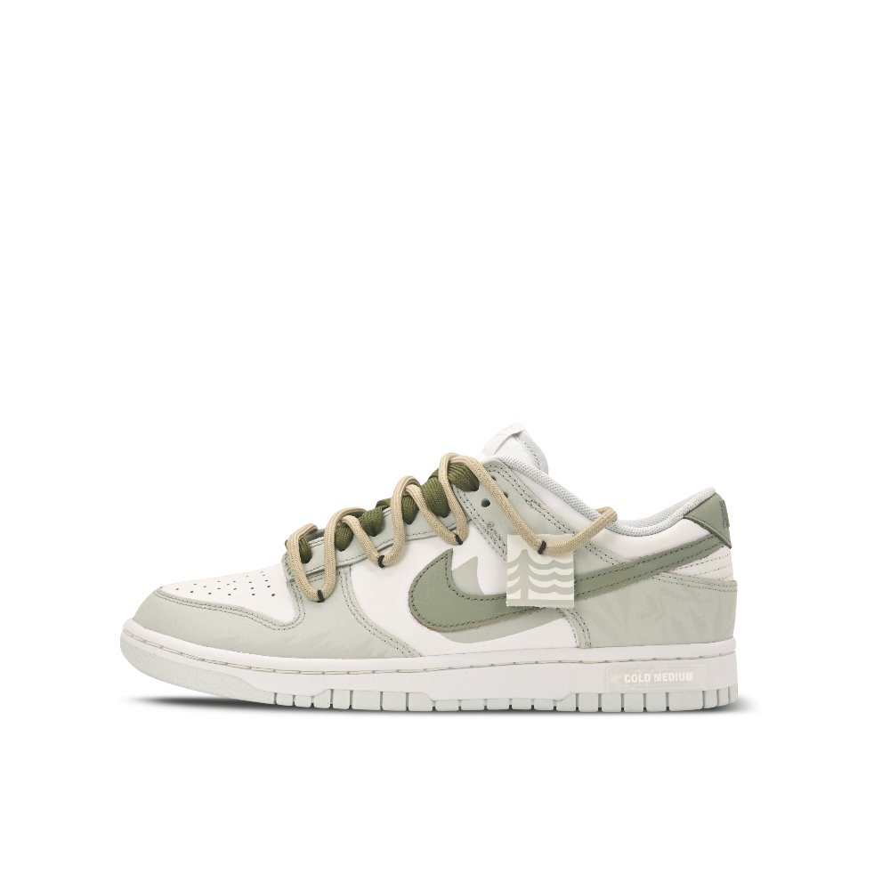 Nike Dunk Low Retro Cushioned Wear Resistant Lightweight Low Top Skateboard Shoes Unisex Light Green