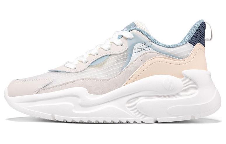 361° Breathable Lightweight Low-Top Casual Shoes Women's Dune White