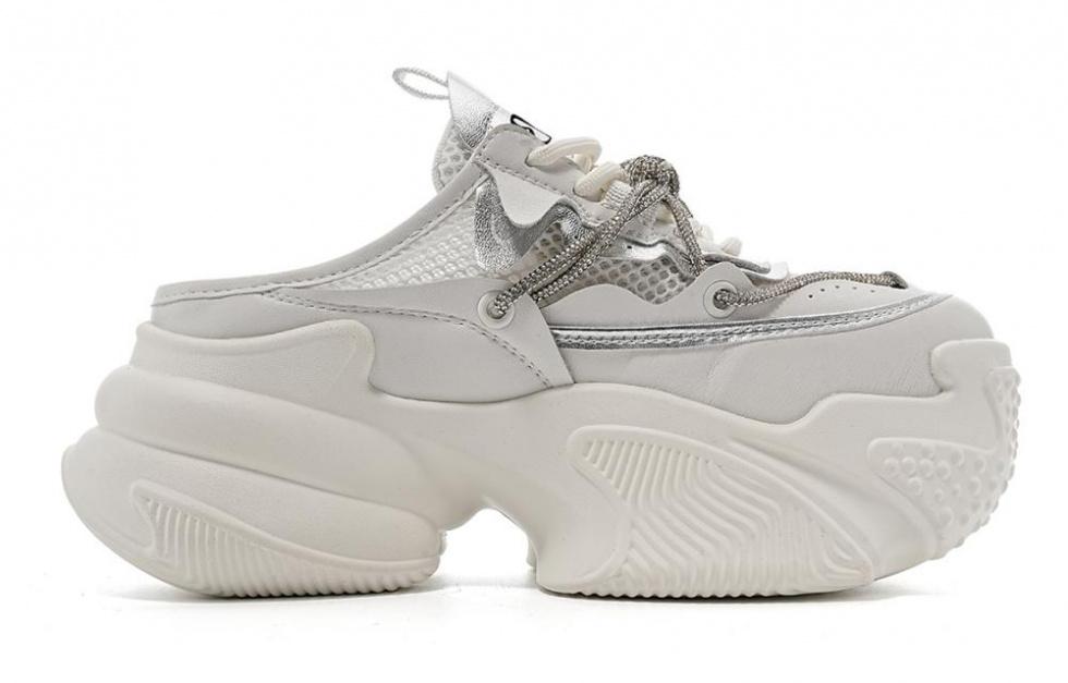 EBLAN Low Top Chunky Sneakers Women's Beige