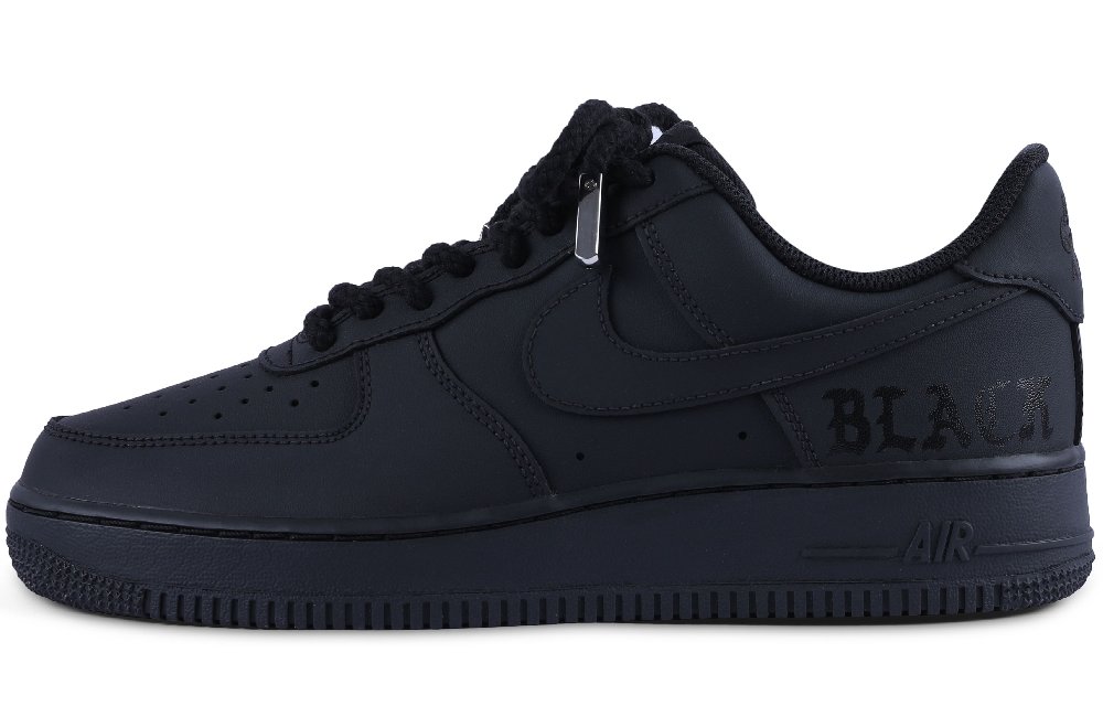 Nike Air Force 1 Wear-Resistant Balance Low-Top Skateboard Shoes Women's Black