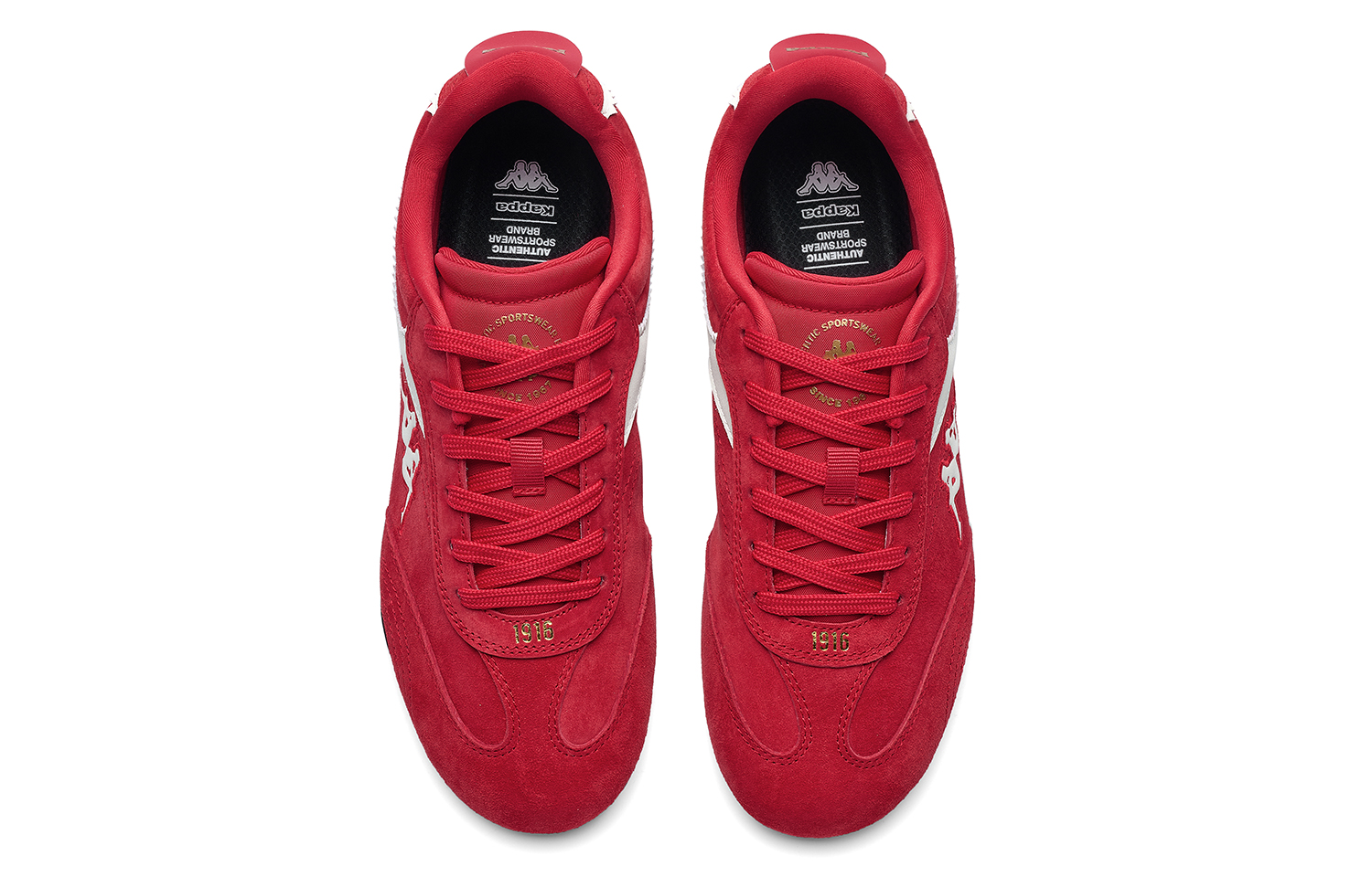 Kappa Wing Back to Back Slip Resistant Abrasion Resistant Low top Racing Shoes Unisex Red купить в интернет-магазине Yoocart с быстрой доставкой по России.