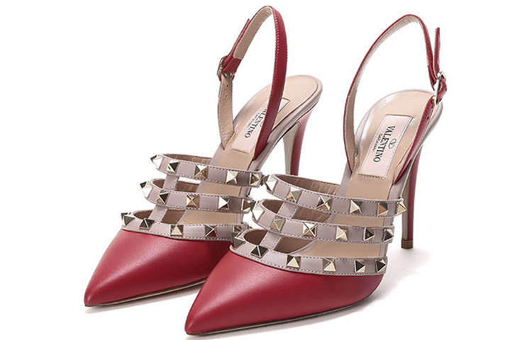 Valentino Slim Heel High Heels Women's Pink
