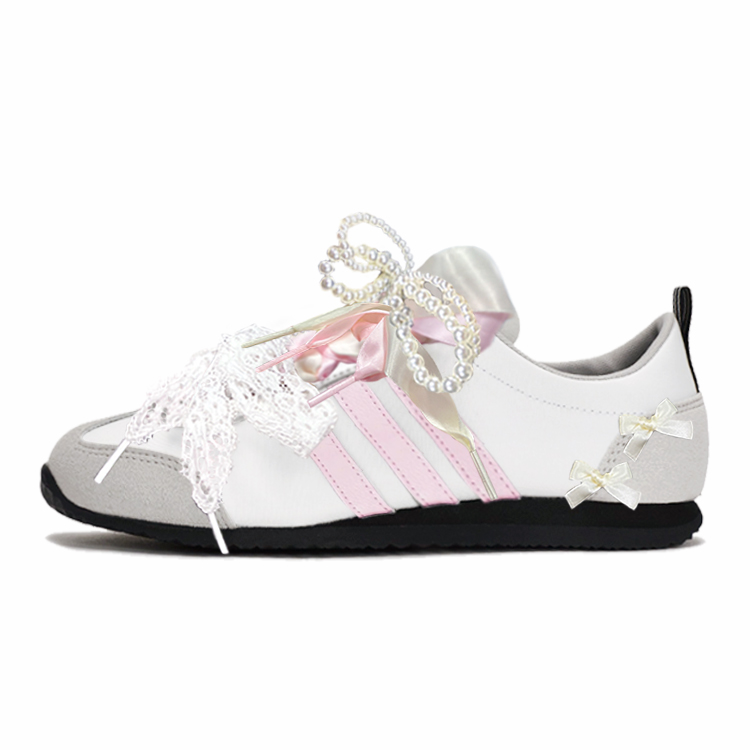 Adidas VS JOG 2.0 Low Top Casual Shoes Unisex Pink