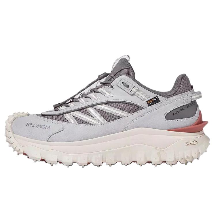 Moncler Trailgrip Low-Top Casual Shoes Men's Gray