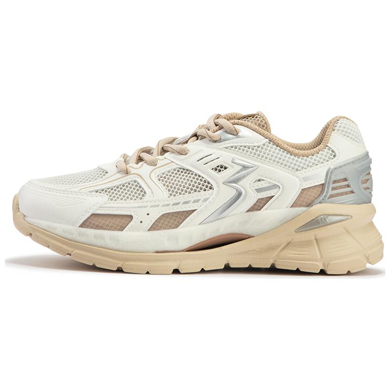 361° Wear-Resistant Low-Top Casual Shoes Women's White Yellow