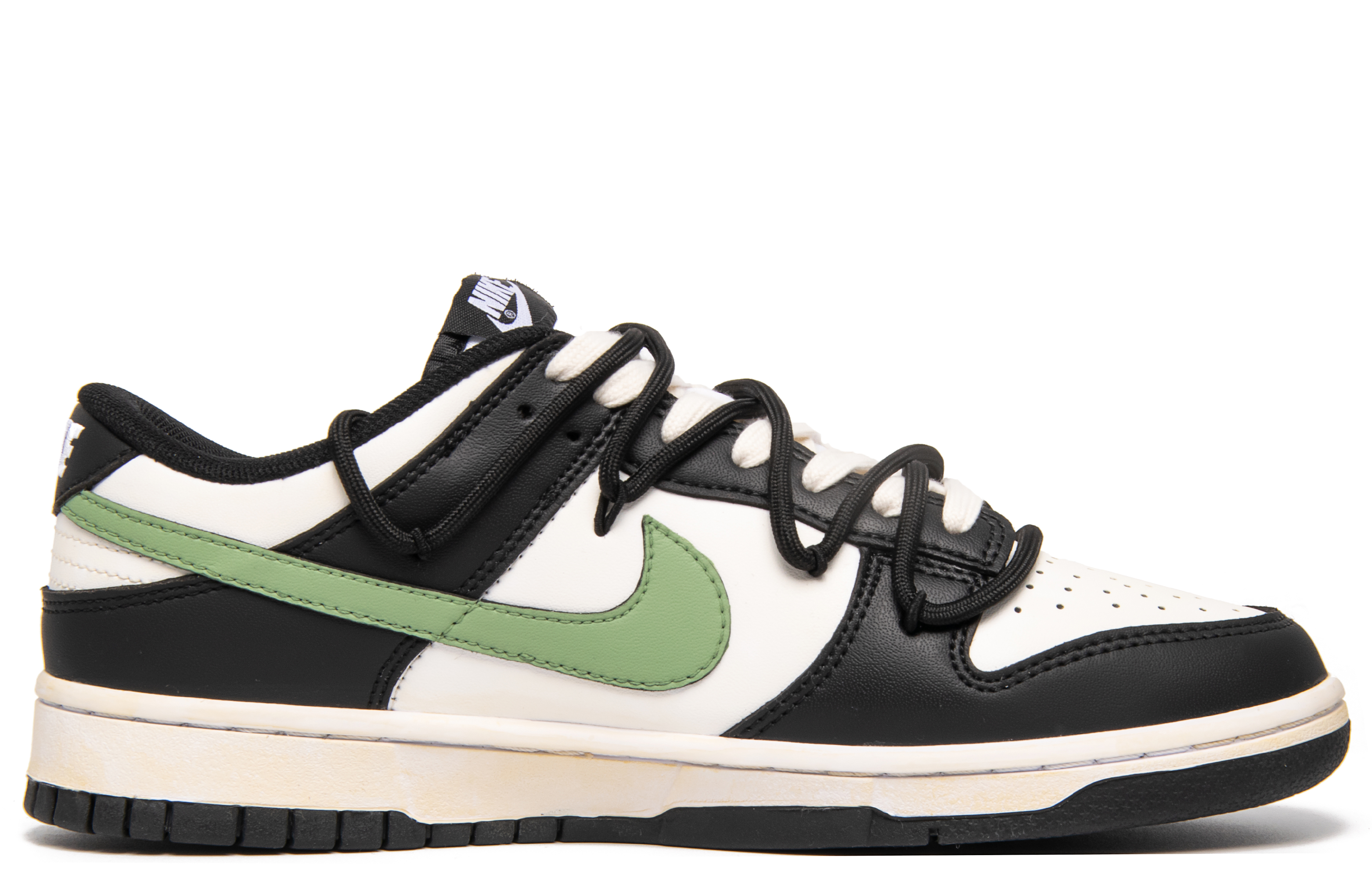 Nike Dunk Jungle Wonderland Anti-Slip Wear-Resistant Low-Top Skateboard Shoes Men's Black White Green купить в интернет-магазине Yoocart с быстрой доставкой по России.