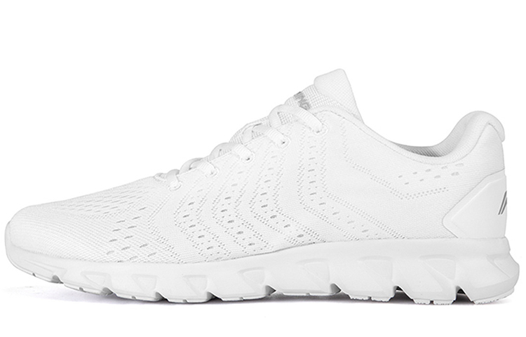 LiNing Lightweight Cushioning Low-Top Running Shoes Unisex White
