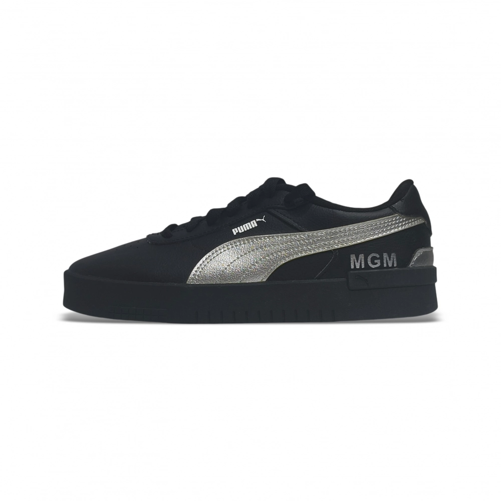 PUMA JOLA Abrasion Resistant Low top Skateboard Shoes Women's Black Silver