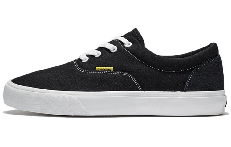 LiNing Anti-Slip Wear-Resistant Low-Top Skateboard Shoes Men's Black